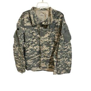 Camo Jacket Men's Large Military Combat Digital Camo American Army Uniform Coat